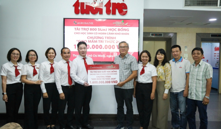 Agribank kỳ vọng cùng báo Tuổi Trẻ "Gieo mầm tri thức" lâu dài