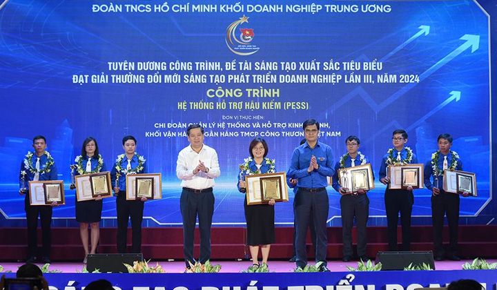 Hệ thống hỗ trợ hậu kiểm Vietinbank thuộc 10 công trình xuất sắc tiêu biểu