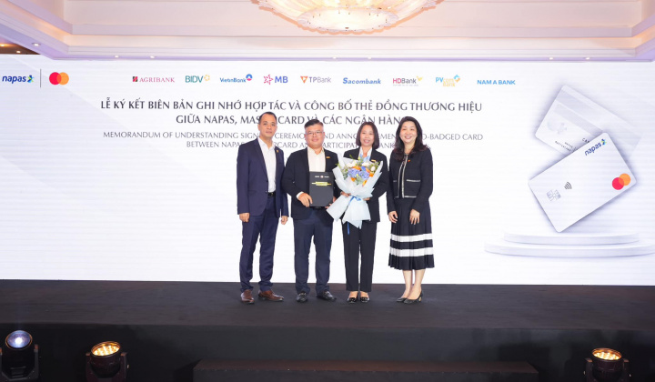Nam A Bank cùng NAPAS và Mastercard hợp tác phát hành thẻ đồng thương hiệu