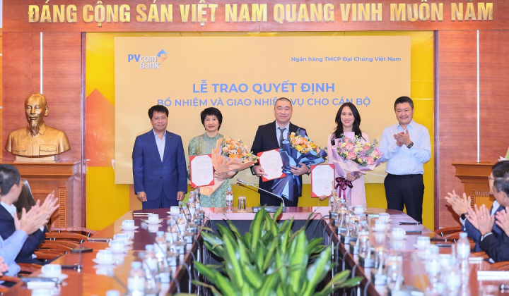 PVcomBank bổ nhiệm 03 Phó Tổng Giám đốc