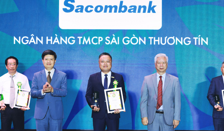 Sacombank được vinh danh là thương hiệu mạnh Việt Nam trong 13 năm liên tiếp