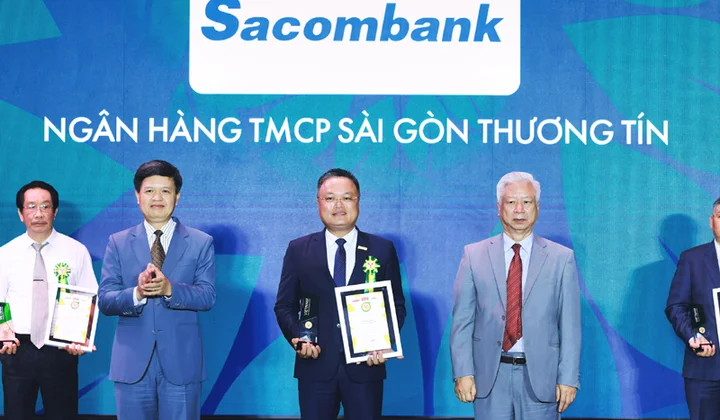 Sacombank được vinh danh là thương hiệu mạnh Việt Nam trong 13 năm liên tiếp
