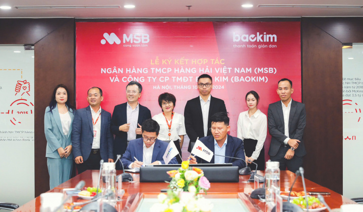 MSB hợp tác Baokim thúc đẩy thanh toán xuyên biên giới