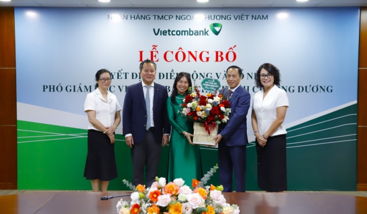 Bổ nhiệm Phó Giám đốc Vietcombank Chương Dương