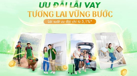 OCB hỗ trợ khách hàng vay vốn ưu đãi với lãi suất chỉ từ 5,1%/năm