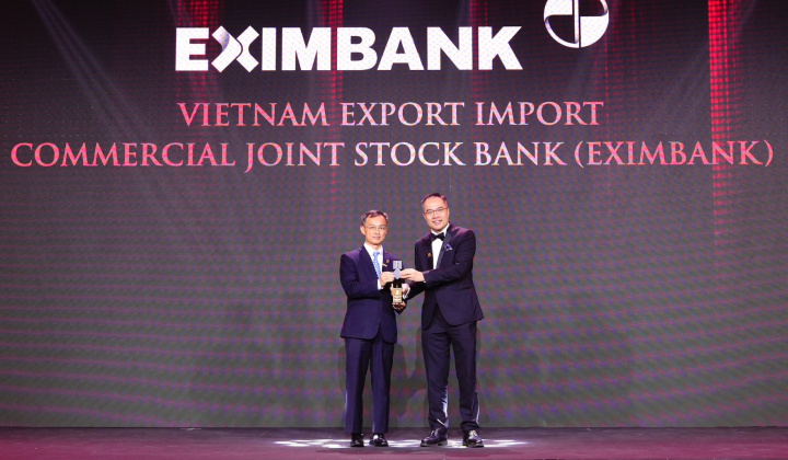 Eximbank nhận giải thưởng doanh nghiệp xuất sắc châu Á 2024