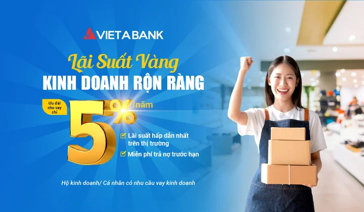 VietABank dành 500 tỷ đồng cho khách vay ưu đãi lãi suất chỉ từ 5%/năm