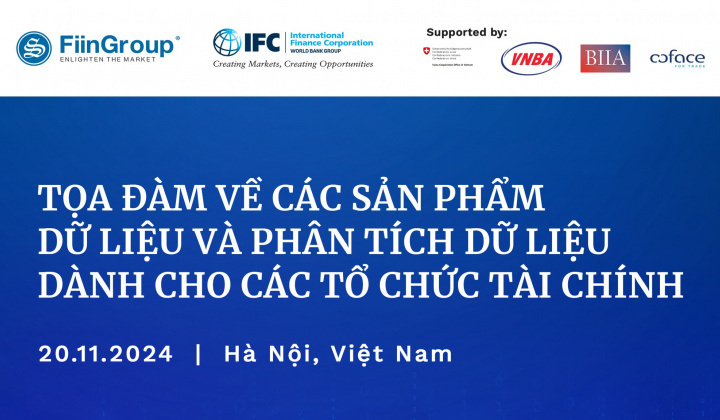 Tọa đàm về các sản phẩm dữ liệu và phân tích dữ liệu dành cho các Tổ chức Tài chính
