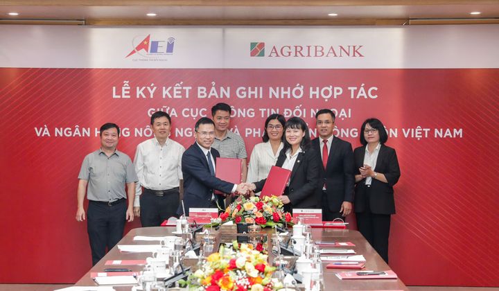 Agribank và Cục Thông tin đối ngoại ký kết ghi nhớ hợp tác