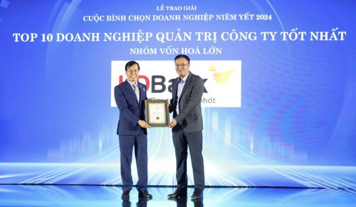 HDBank giành 3 giải thưởng tại cuộc bình chọn doanh nghiệp niêm yết 2024
