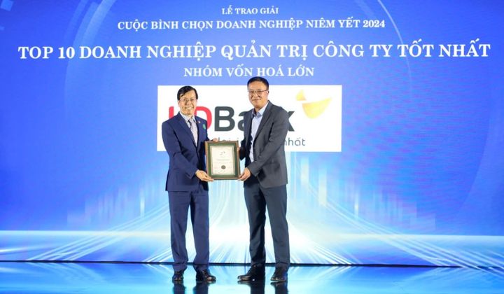 HDBank giành 3 giải thưởng tại cuộc bình chọn doanh nghiệp niêm yết 2024