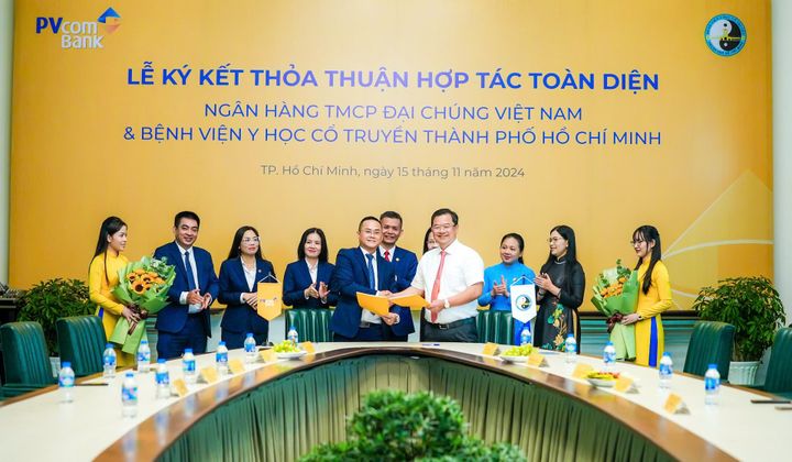 PVcomBank đẩy mạnh hợp tác với Bệnh viện Y học cổ truyền TP. Hồ Chí Minh