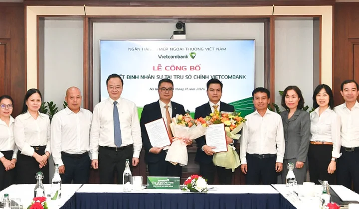 Vietcombank bổ nhiệm lãnh đạo Trung tâm Ngân hàng số và Trung tâm Công nghệ thông tin