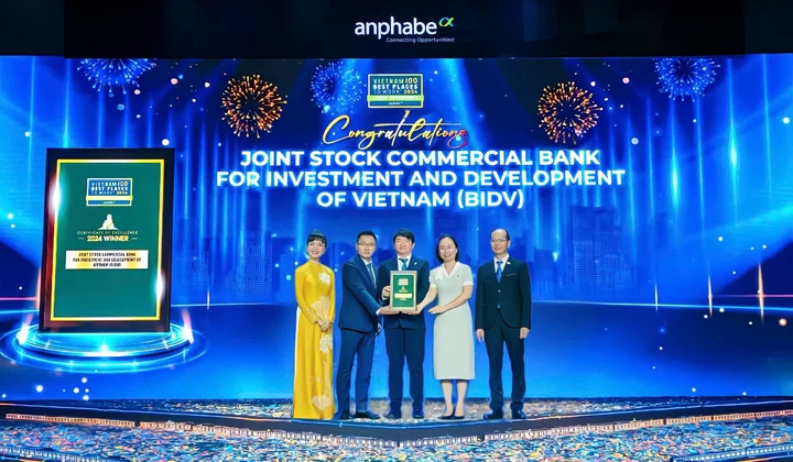 BIDV khẳng định vị thế doanh nghiệp có môi trường làm việc tốt nhất Việt Nam