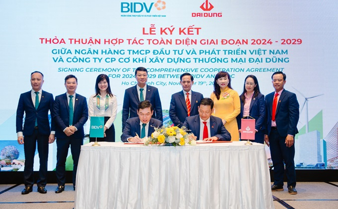 BIDV tài trợ tín dụng xanh cho dự án Nhà máy Cơ khí công nghệ cao Nghi Sơn