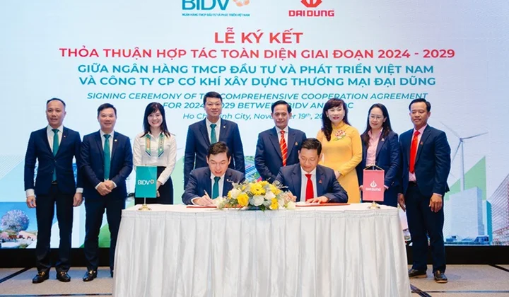 BIDV tài trợ tín dụng xanh cho dự án Nhà máy Cơ khí công nghệ cao Nghi Sơn