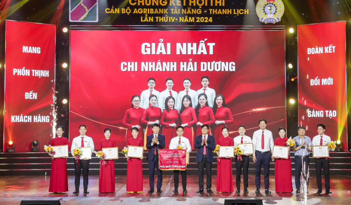 Chung kết hội thi “Cán bộ Agribank Tài năng - Thanh lịch” lần thứ IV năm 2024