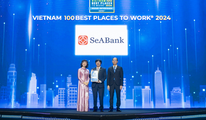 SeABank được vinh danh là nơi làm việc tốt nhất Việt Nam 2024