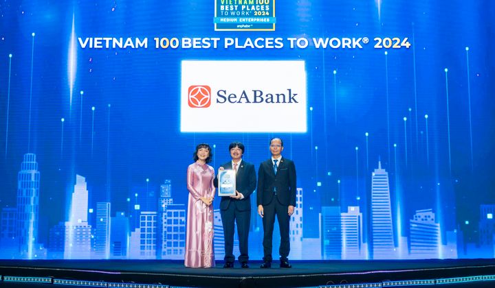 SeABank được vinh danh là nơi làm việc tốt nhất Việt Nam 2024