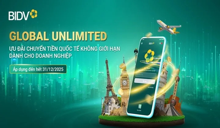 BIDV ưu đãi doanh nghiệp chuyển tiền quốc tế