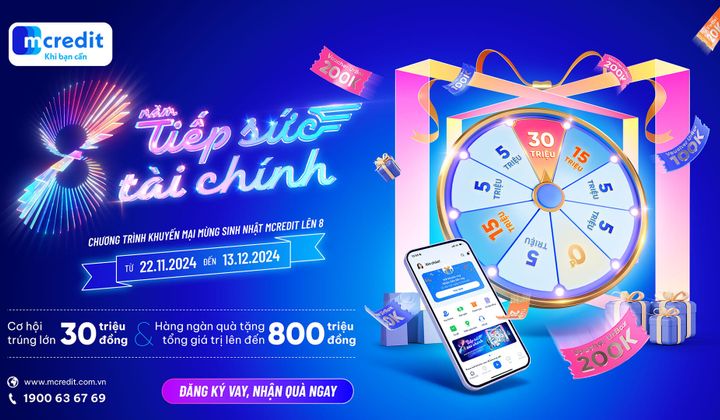 Mcredit tung 02 chương trình khuyến mại lớn nhất năm 2024