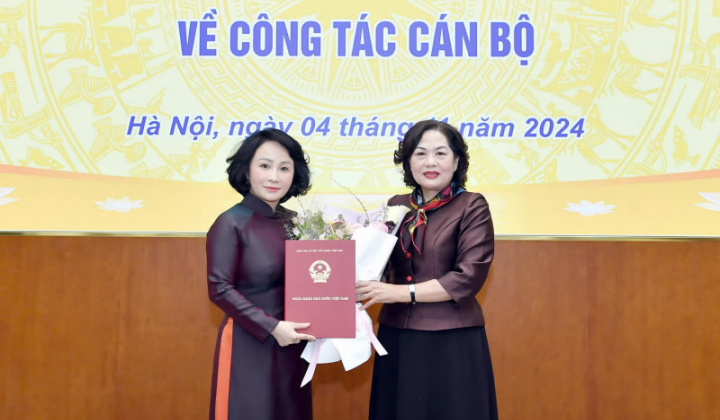 Bổ nhiệm Vụ trưởng Vụ Tổ chức cán bộ, Ngân hàng Nhà nước Việt Nam