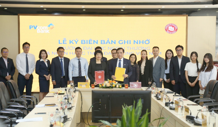 PVcomBank đẩy mạnh hợp tác với trường Đại học Ngoại Thương