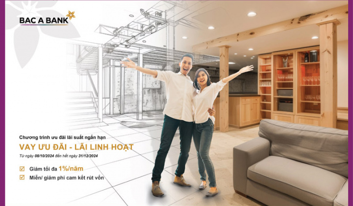 Bac A Bank triển khai chương trình tín dụng ưu đãi cho khách hàng cá nhân