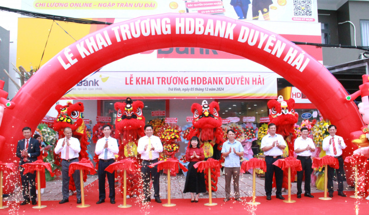 HDBank khai trương 2 điểm giao dịch mới tại Trà Vinh