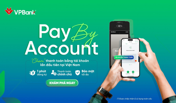 VPBank triển khai tính năng thanh toán "một chạm" bằng tài khoản
