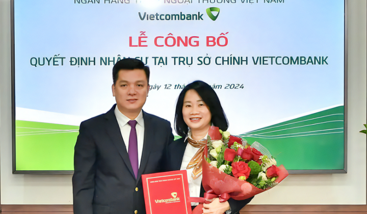 Vietcombank bổ nhiệm lãnh đạo Trung tâm hỗ trợ khách hàng