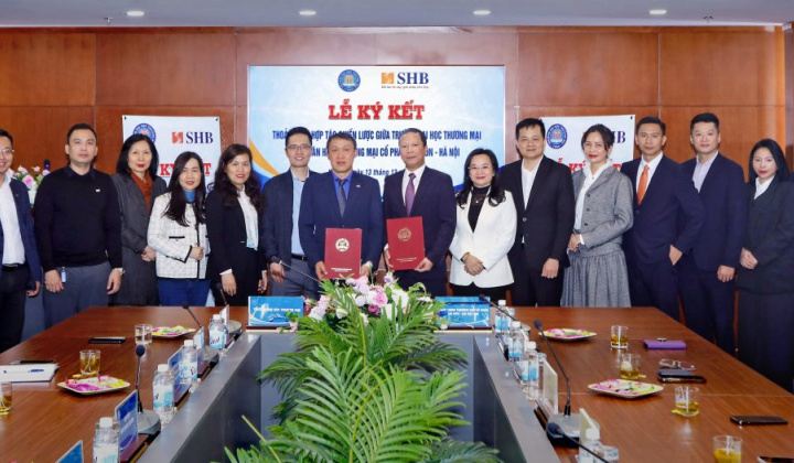 SHB và Trường Đại học Thương mại ký kết hợp tác chiến lược