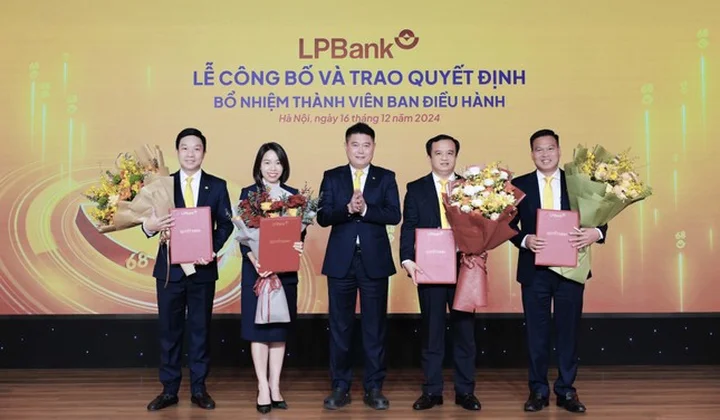 LPBank bổ nhiệm 4 thành viên mới vào Ban điều hành