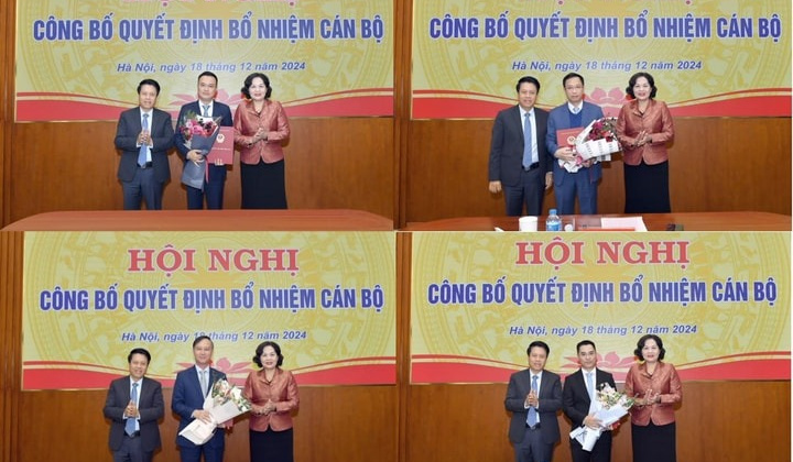 Ngân hàng Nhà nước bổ nhiệm lãnh đạo Vụ Dự báo, thống kê; Văn phòng NHNN và CIC