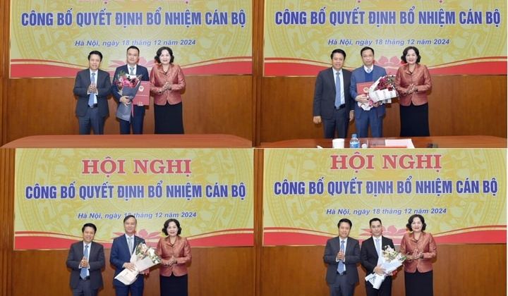 Ngân hàng Nhà nước bổ nhiệm lãnh đạo Vụ Dự báo, thống kê; Văn phòng NHNN và CIC