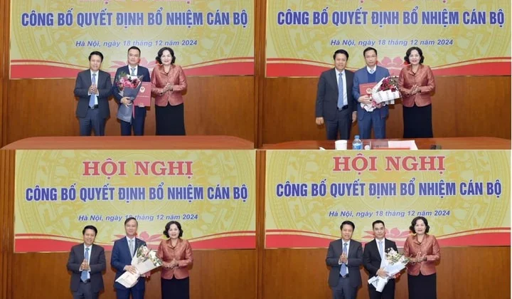 Ngân hàng Nhà nước bổ nhiệm lãnh đạo Vụ Dự báo, thống kê; Văn phòng NHNN và CIC