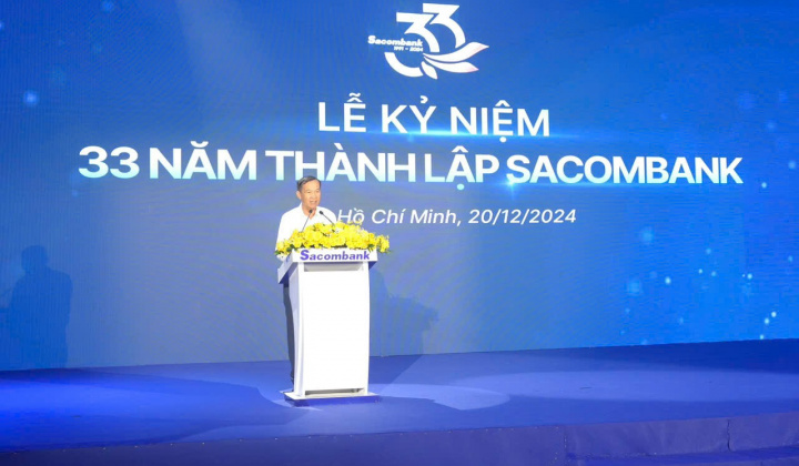 Sacombank 33 năm vững bước đồng hành cùng người dân và doanh nghiệp