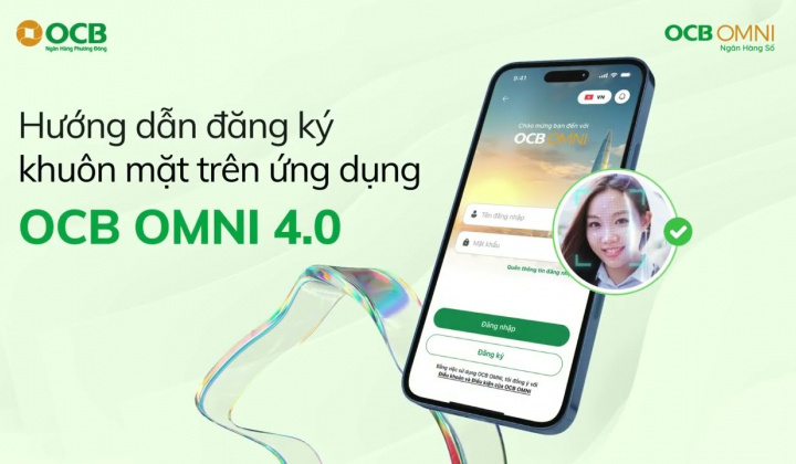 Hướng dẫn đăng ký sinh trắc học trên OCB OMNI 4.0