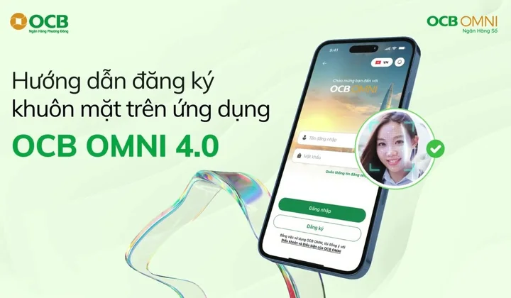 Hướng dẫn đăng ký sinh trắc học trên OCB OMNI 4.0