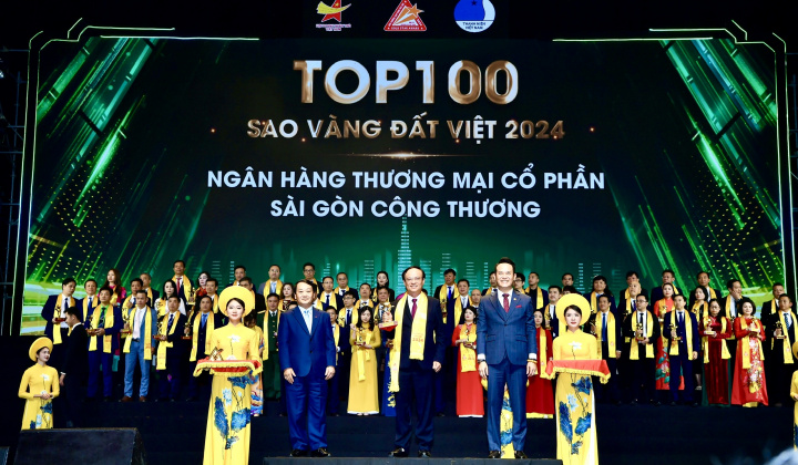 SaiGonBank lần thứ 4 giành giải thưởng Sao Vàng Đất Việt