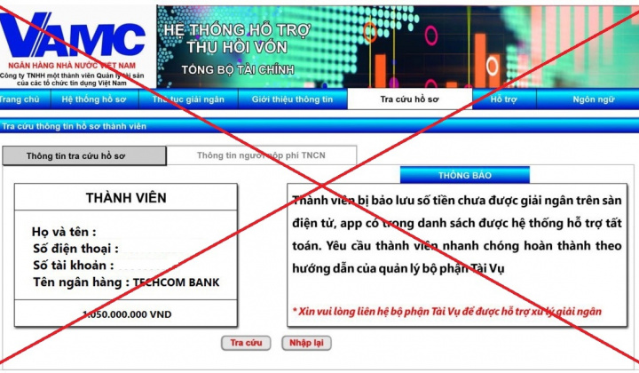VAMC bị kẻ xấu mạo danh, ra văn bản "fake"