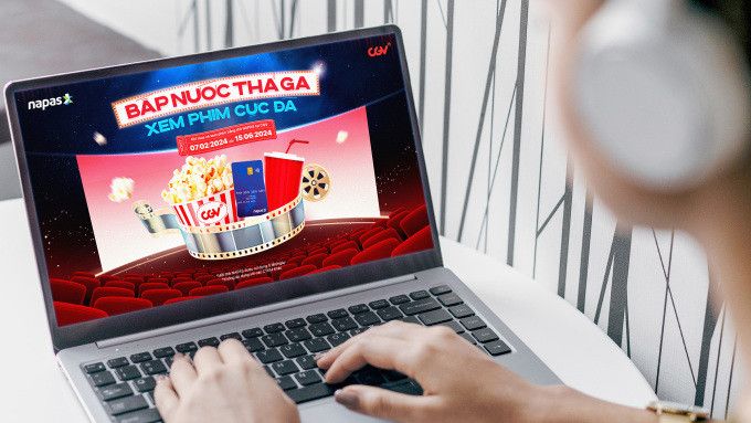 Chủ thẻ Napas được tặng kèm bắp, nước khi mua vé tại CGV