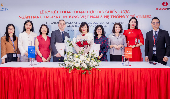 Techcombank và Vinmec hợp tác chiến lược tối ưu hóa lợi ích khách hàng