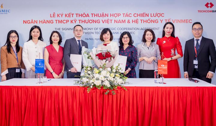 Techcombank và Vinmec hợp tác chiến lược tối ưu hóa lợi ích khách hàng