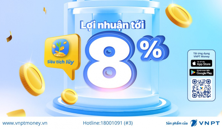 Khách hàng của VNPT Money nhận thưởng mỗi ngày khi gửi tiết kiệm