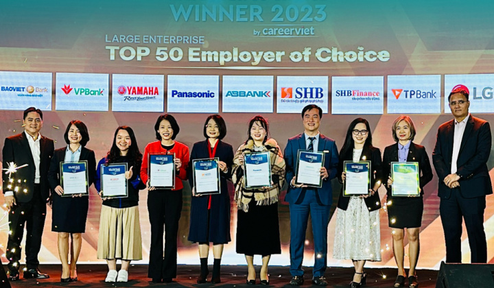 ABBank vào Top 10 nhà tuyển dụng yêu thích 2023