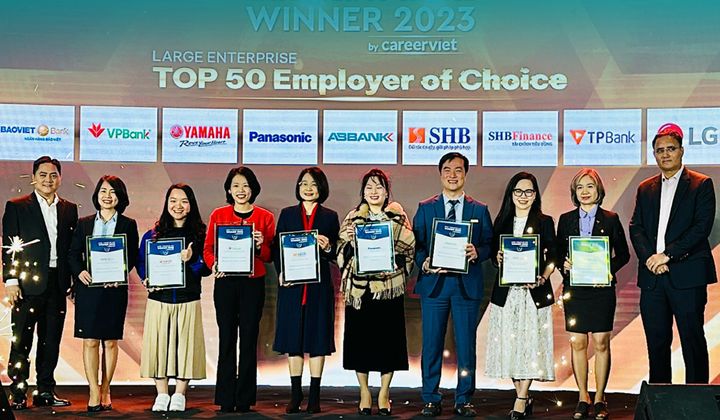 ABBank vào Top 10 nhà tuyển dụng yêu thích 2023