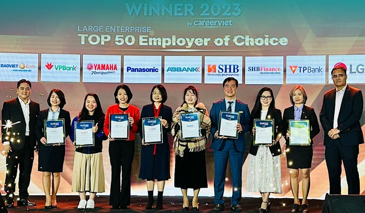 ABBank vào Top 10 nhà tuyển dụng yêu thích 2023