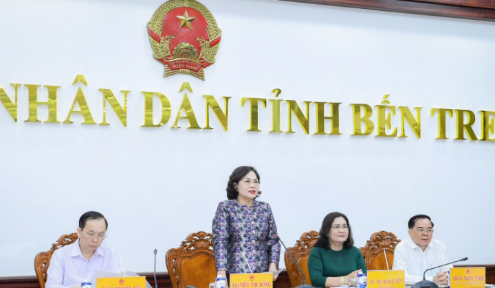 Đoàn công tác liên ngành của Chính phủ làm việc tại tỉnh Bến Tre