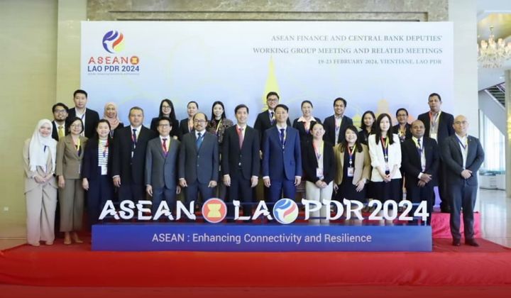 Đoàn NHNN tham dự chuỗi cuộc họp Nhóm công tác ASEAN tại Viêng Chăn, Lào
